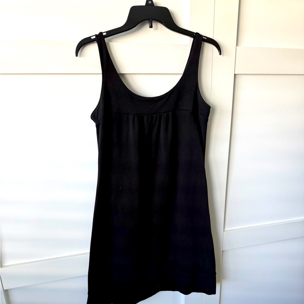 Simple black summer dress. Size M.